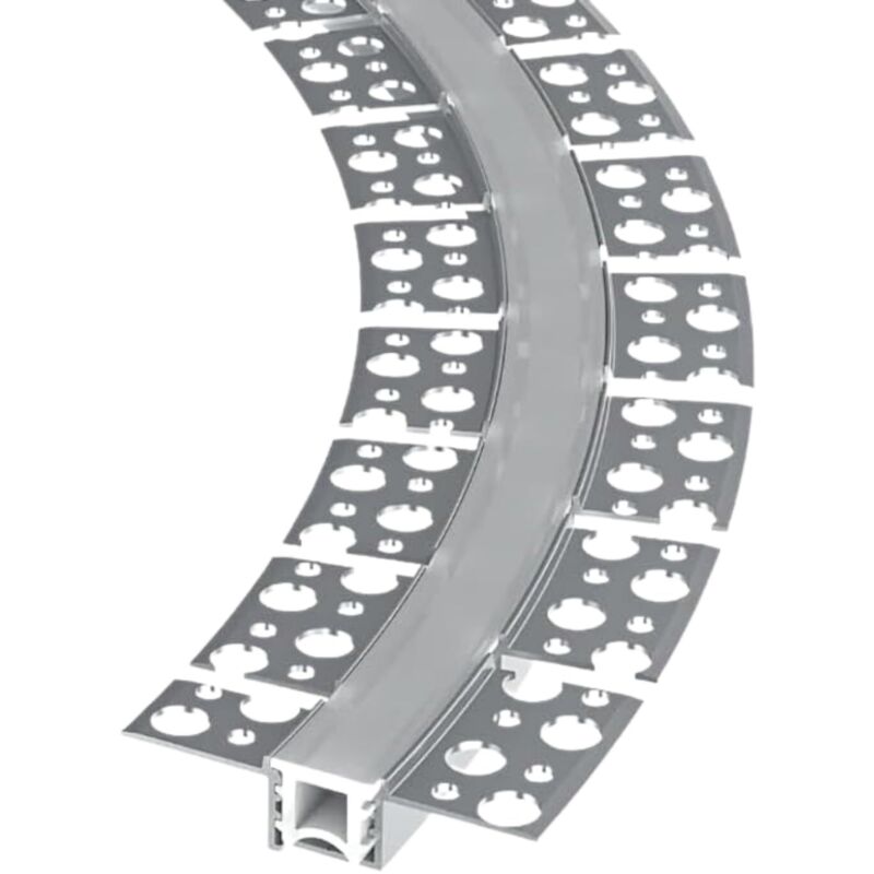 Profilo In Alluminio Flessibile Per Striscia Led Profilo Flessibile...