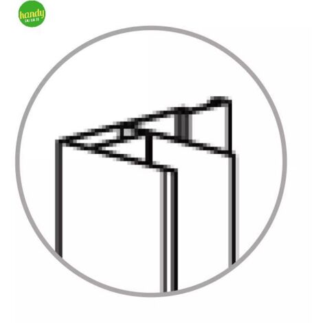 Profilo a muro cromato per box doccia Loira Silqua by Mobo
