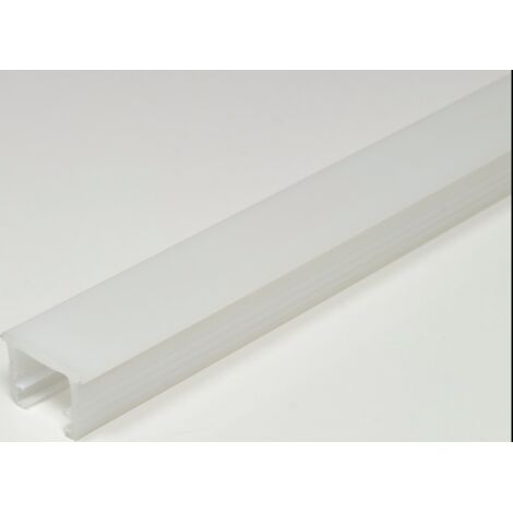 Profilo a Tonda LED per dado, dimensione dado 14x10 mm, installazione, opale