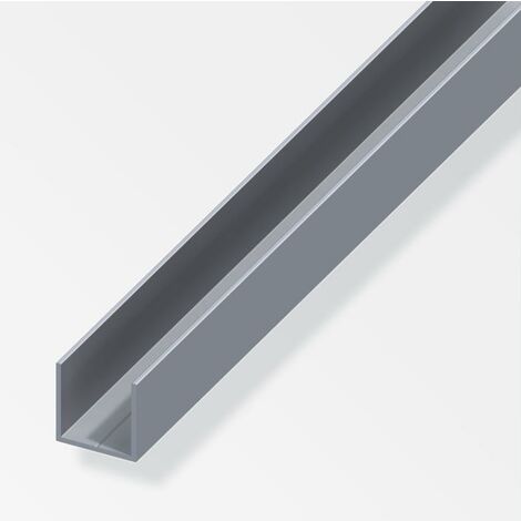 Profilo a u 11.5x1.5 allum nat 1 mt