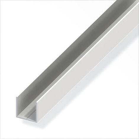 Profilo a u quad 11.5x1.5 pvc bco 2.5mt