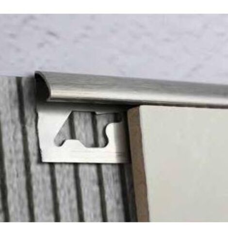 PROFILO ACCIAIO INOX """TONDO APERTO""" H10 MM 2,5MT  (257A5L)(JOLLY)