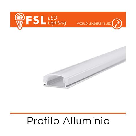 BARRA ALLUMINIO 6063 - Incasso- 2m SILVER