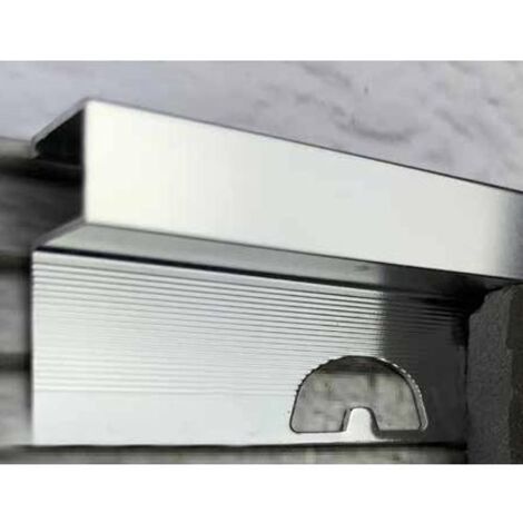 PROFILO ALLUMINIO """QUADRATO""" H12,5 MM 2,5MT ARGENTO LUC (043/S93 JOLLY)
