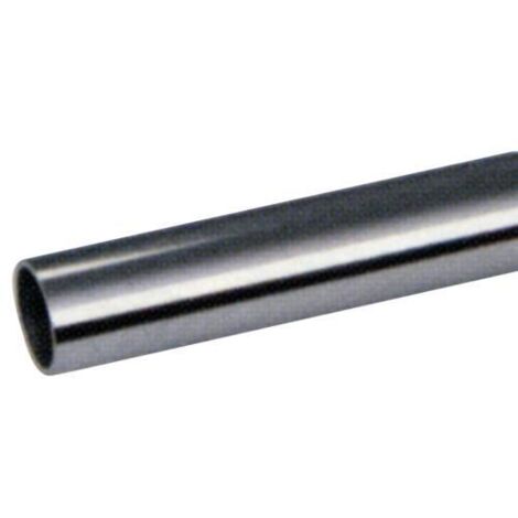 PROFILO ALLUMINIO """TUBO TONDO""" Ø16X1MM 2MT ARGENTO LUCIDO (1104/93)