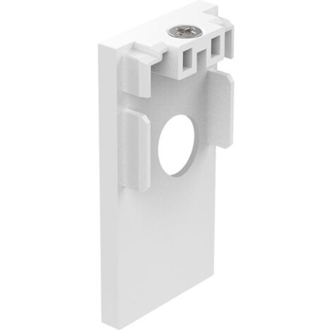 Profilo Alto Con Foro Ego Alluminio Bianco
