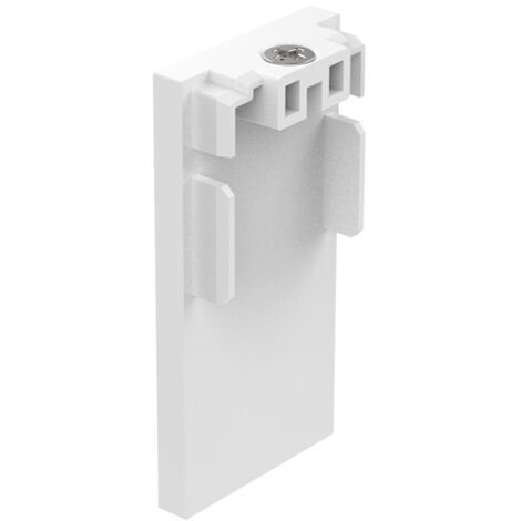 Profilo Alto Senza Foro Ego Alluminio Bianco