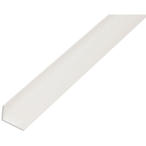 PROFILO ANGOLARE 10X20X2000MM PVC BIANCO