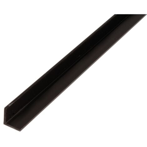 PROFILO ANGOLARE 20X20X1000MM PVC NERO