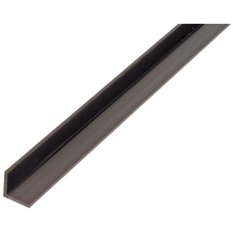 PROFILO ANGOLARE 25X25X1000MM PVC NERO