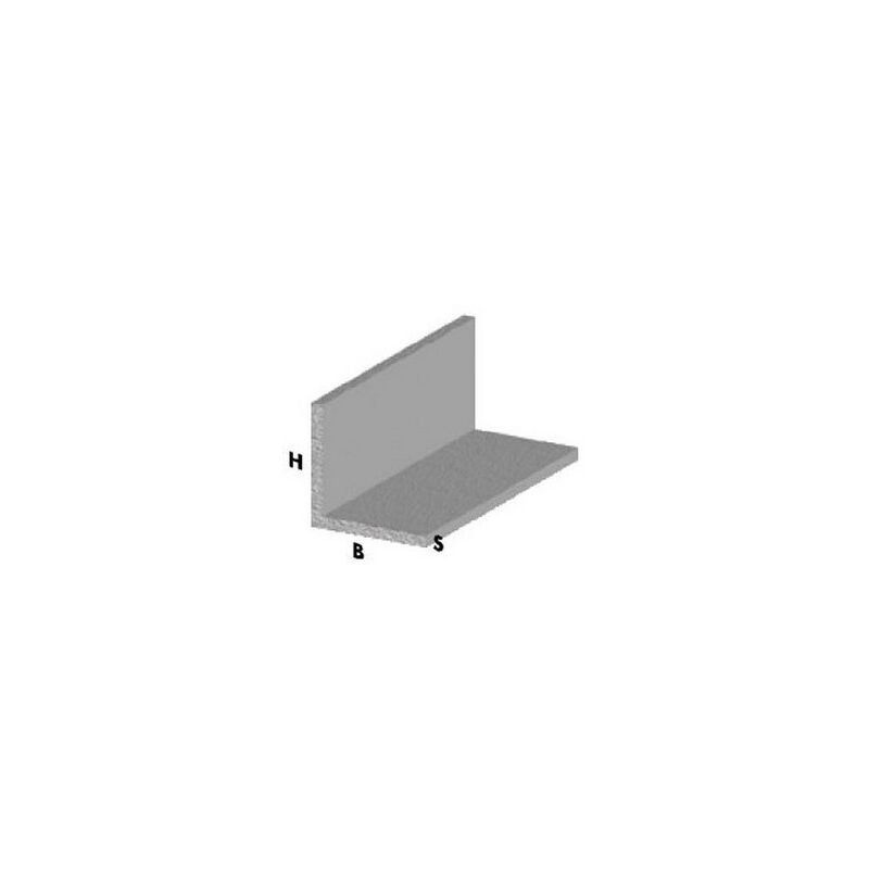 Profilo angolare cm 200 h cromato 30x30x1 mm profili alluminio asta