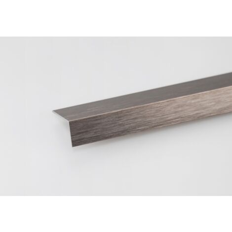 PROFILO ANGOLARE DA 1 METRO L 20X10X1 RAMATO SPAZZOLATO SET 5 PEZZI - ARCANSAS