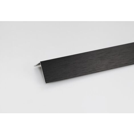 Profilo angolare da 1 metro l nero spazz. 30x15x1 - arcansas