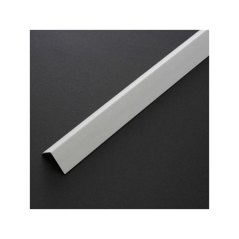 Lerna - profilo angolare paraspigolo in plastica pvc bianco 20X20 h 2,60 mt