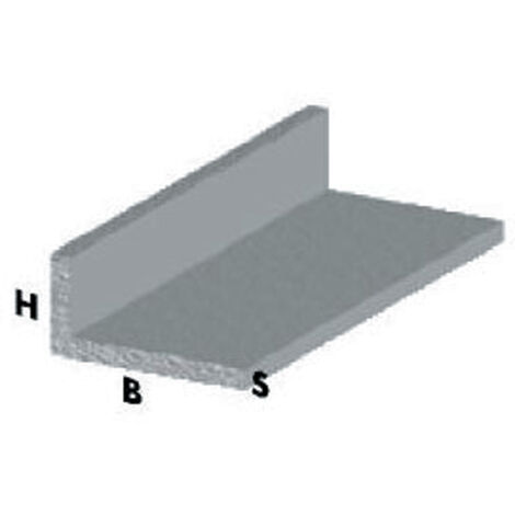 PROFILO ARGENTO H.100 CM ELLE 30X15X1 MM- ARCANSAS- 5,0 pz