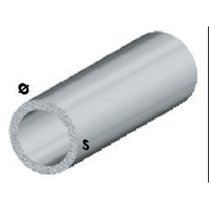 Capaldo - Profilo argento h.100 tubo tondo 25x1