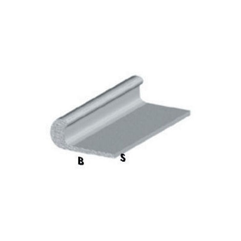 Profilo argento H.100 cm unghietta 22X1 mm 5 pz