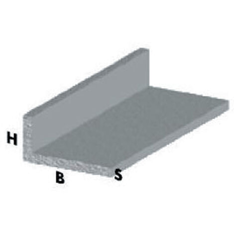 PROFILO ARGENTO H.200 CM ELLE 20X10X1 MM- ARCANSAS- 5,0 pz