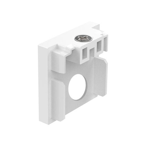 Profilo Basso Con Foro Ego Alluminio Bianco