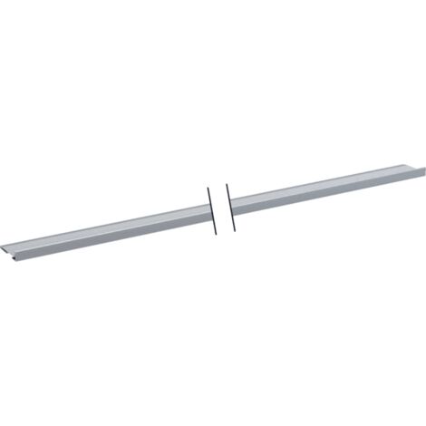 PROFILO COLLETTORE PER SCARICO A PARETE DOCCIA 'COMBIFIX'  Acciaio Inox Spazzolato  115 cm     GEBERIT