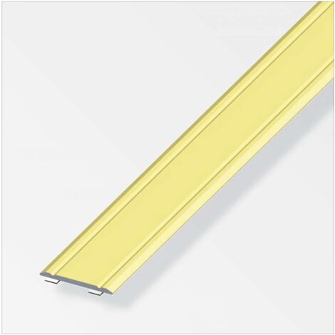 Profilo Di Raccordo Autoadesivo 30X2 Alluminio Ottone 1 Metro
