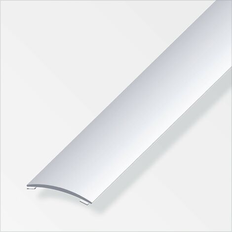 Profilo Di Raccordo  Autoadesivo 40X5 Alluminio Argento 1Metro