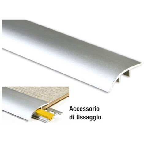 Profilo dislivello alluminio pavimento SP6/9 8×38×900 mm – compensazione altezza
