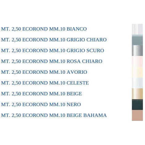 PROFILO ECOROND MM.10 B.CO MT.2,50