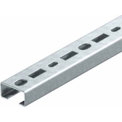 Profilo forato obo-bettermann cml3518p0150fs larghezza 17mm 150cm