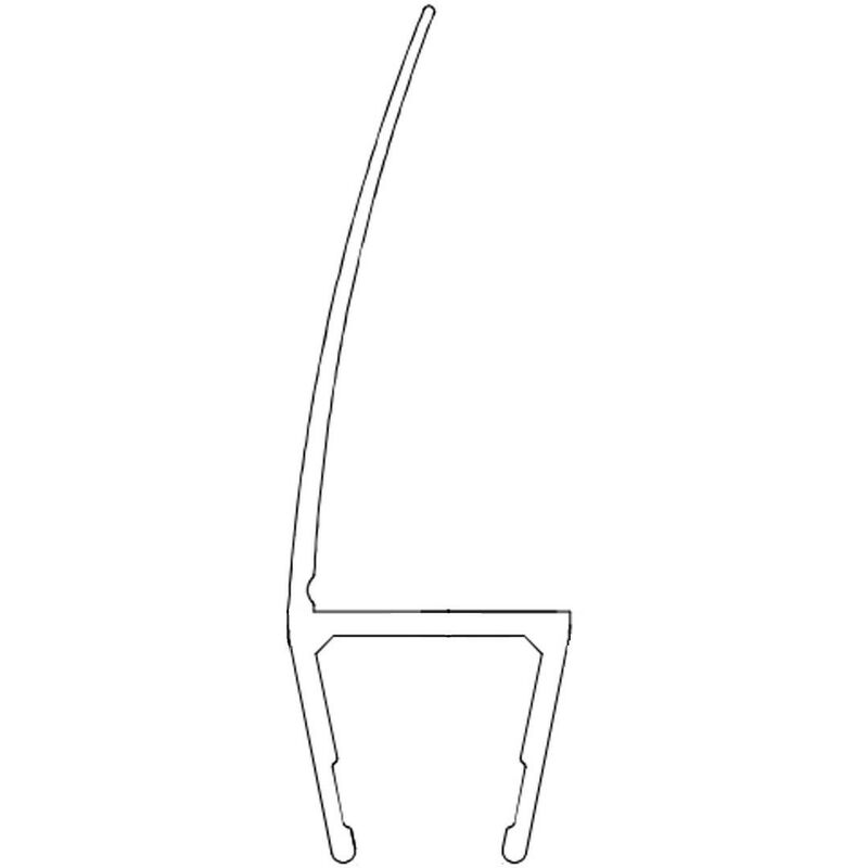 Profilo guarnizione deviatore da 28mm per box