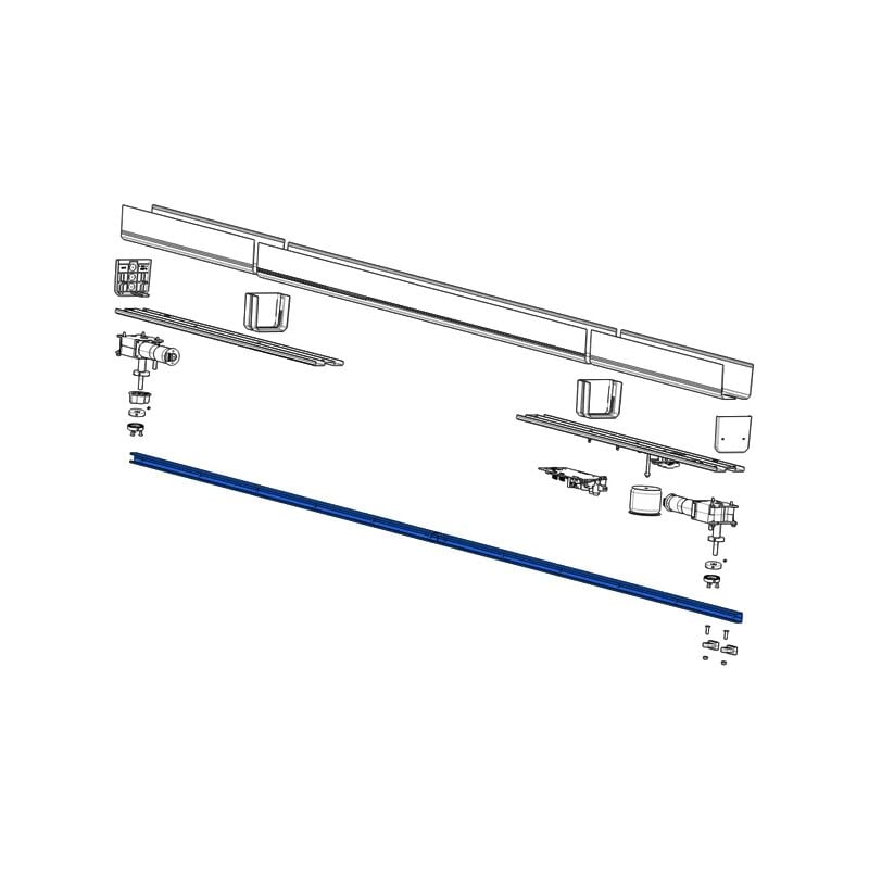 Pièce détachée profil rail vantail l=1050 voila 119rid399 - Came