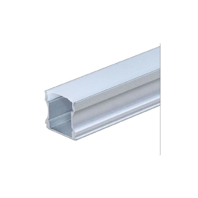 Image of Profilo in Alluminio 17,2 mm x h14,4 mm Diffusore Bianco per Striscia led da 2 m