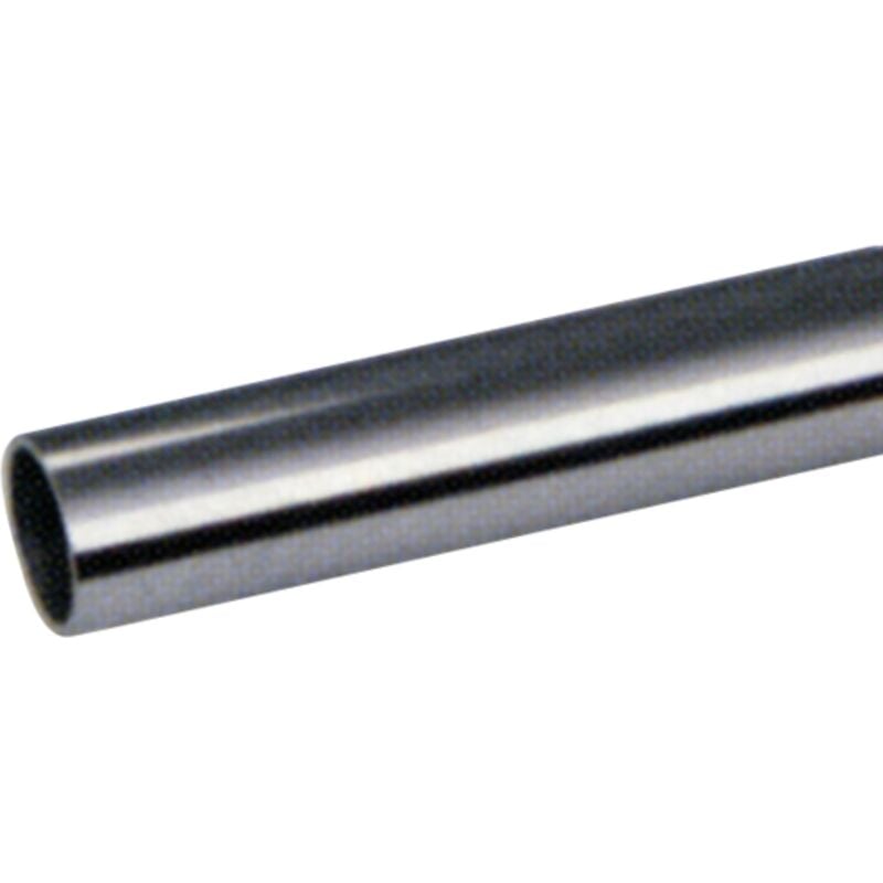 Profilo alluminio '''tubo tondo''' Ø16X1MM 2MT argento lucido (1104/93)