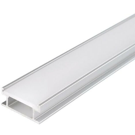 Profilo alluminio per striscia LED da incasso 2.5m