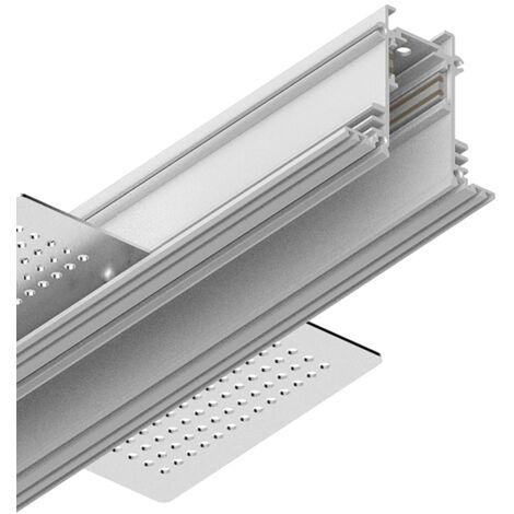 Profilo Incassato 100Cm Ego Alluminio Bianco