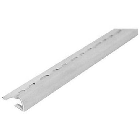PROFILO JOLLY ECOROND ARCANSAS - PVC GRIGIO CHIARO MM 10X21,5 H.CM 250 - 10 pezzi