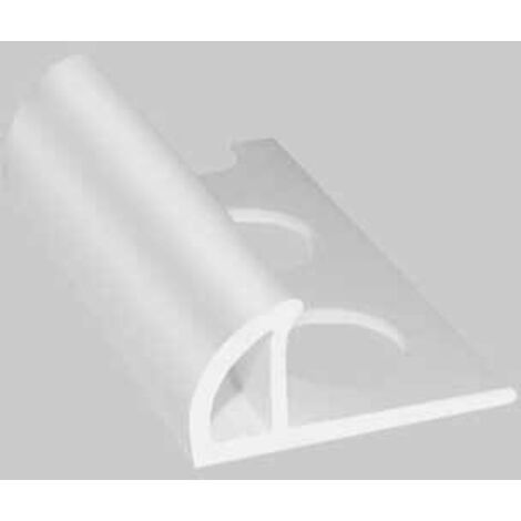 Profilo jolly per rivestimenti h. 10 mm - bianco - barra 2,60 mt conf. da 156 ml