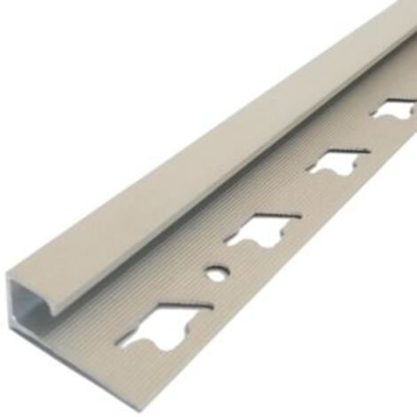 PROFILO 'JOLLY' QUADRO PER RIVESTIMENTI EFFETTO PIETRA H 10 mm - Beige - barra 2,5 mt Q.TA 25