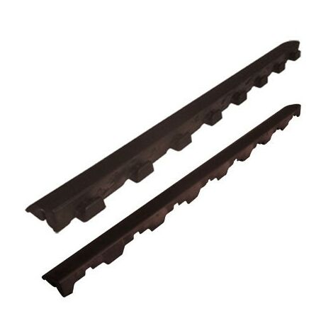 Profilo laterale per piastrella 'woodenlike' aggancio maschio, 580x56 mm - spess. 25 mm