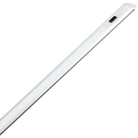 Profilo LED con striscia LED 12v sensore IR 40cm-60cm-80cm a incassoWattaggio 5W 40CM