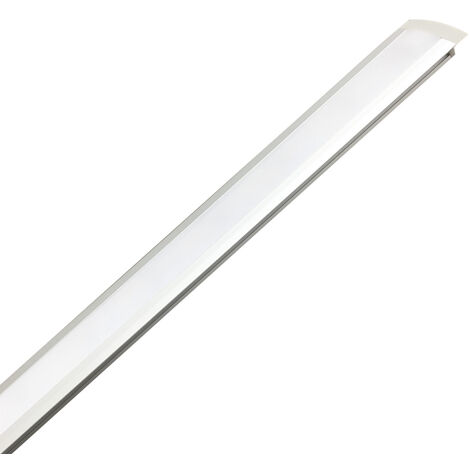 Profilo LED con striscia LED 12v SENZA SENSORE 40cm-60cm-80cm a incassoWattaggio 5W 40CM