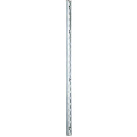 Profilo lineare per mensole art.2750 - Colore: Zincato - Misure: H. cm 198