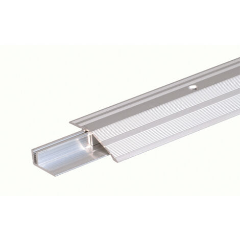 Profilo Livellamento Autoadesivo Alberts 900mm - Alluminio Anodizzato Argento Per Pavimenti - Foto 8