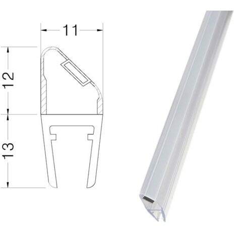 Profilo magnetico per box doccia cristallo mm.6/8 777301PT - -  GIUSEPPE TIRINNANZI - -