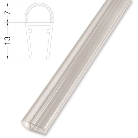 Profilo per battuta porta box cristallo mm.6/8 777309PT6 - - GIUSEPPE TIRINNANZI - -