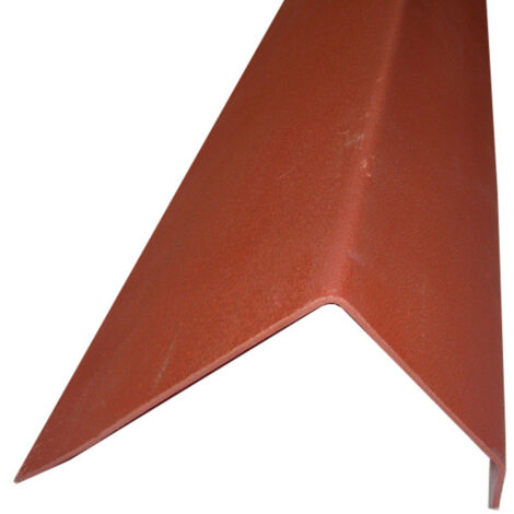 Profilo per bordo tetto in tegole in PVC L 188 cm Terracotta, L: 38 cm, L: 188 cm