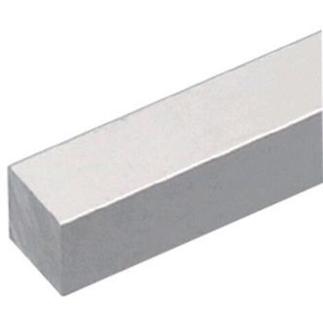 PROFILO PER FAI DA TE QUADRO PIENO mm 10 x  10 - mt 2 col.argento UNIKO 5 PZ