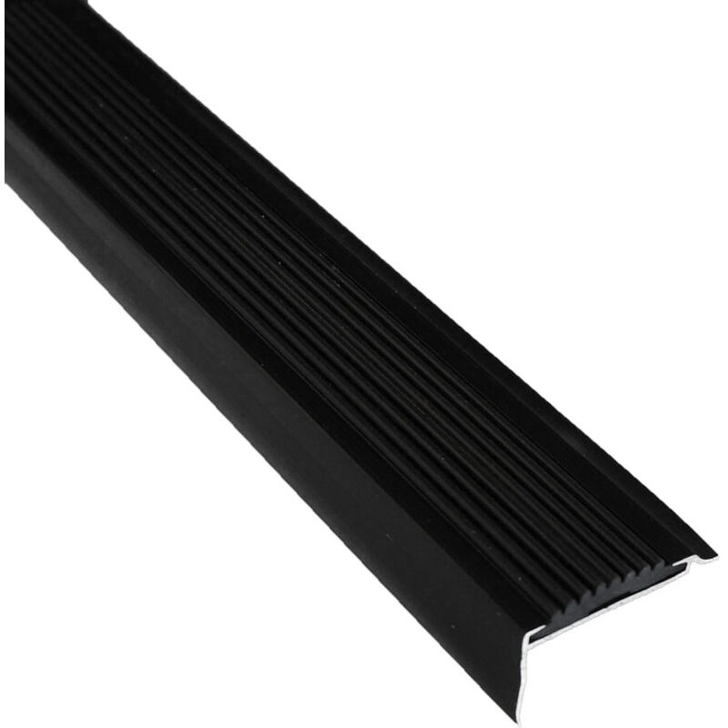 Profilo per gradini nero 42 x 22 x 1350 mm - 15 pezzi