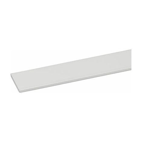 Profilo allum.piatto 122mm x 2mm pr/pz Profilo di alluminio piatto senza  copertura 12,2mm x 2mm - 2m - Forniture Elettroniche Trentine snc