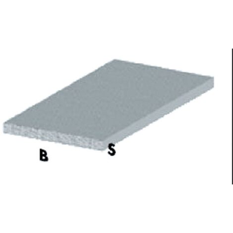 profilo piatto cm 200 h argento 30x2 mm profili alluminio asta barra